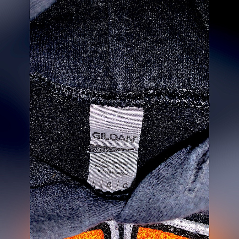 RARE large black pullover hoodie/ gender neutral/ street wear/ fashion/ hoodie/